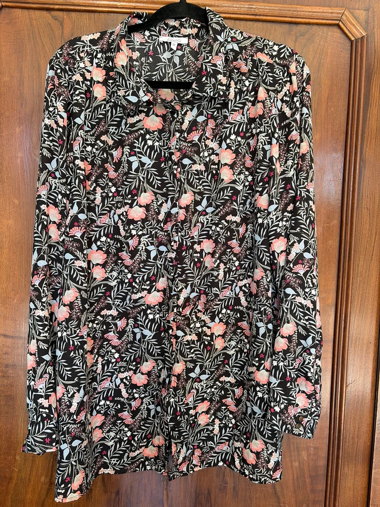 Chemise femme fleurie 